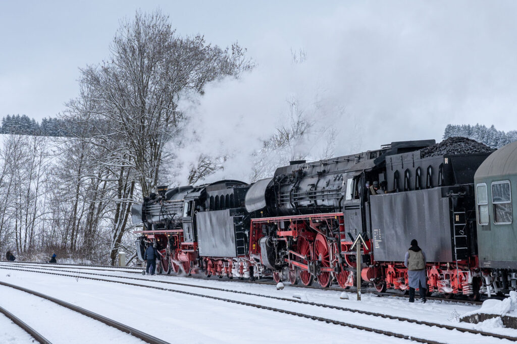 Februar 2023 – Winterdampf mit 01 202 und 01 519